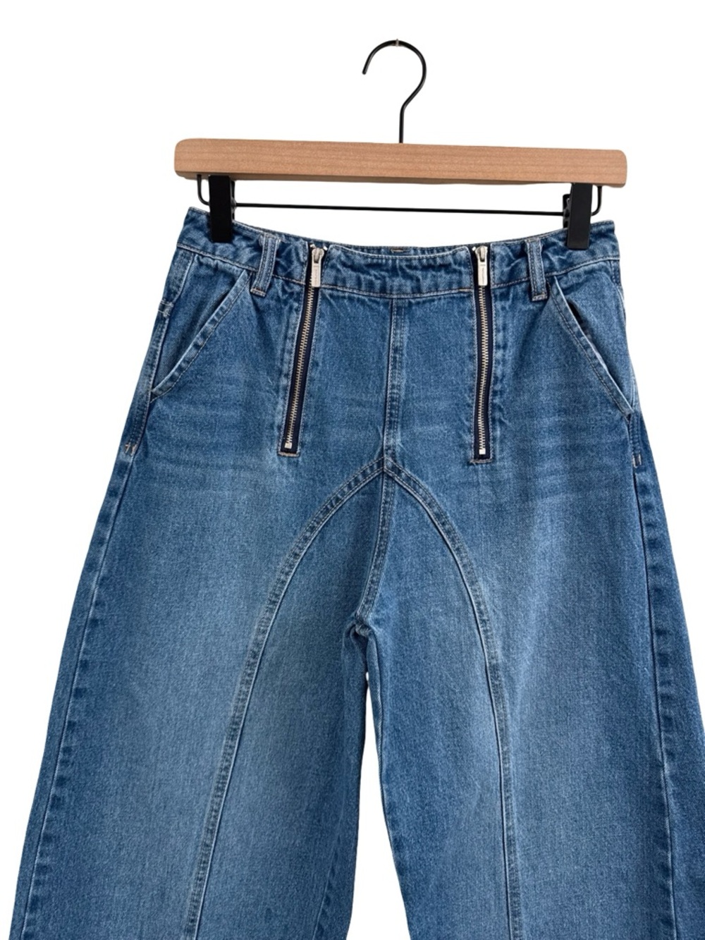 Habitual Denim Barrel Wide Leg High-Rise Jeans - Blue - Picture 2 of 14